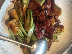 招牌猪肝炒菜梗-菲乐餐厅(三十年经营·湖滨路店)