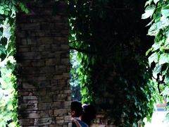 拍照的情侣-杭州千岛湖开元度假村