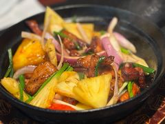 黑椒菠萝啫猪颈肉-旺爷砂锅·茶作(国贸城店)