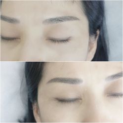-西施无菌半永久纹绣眉眼影唇轻增发纹发际线
