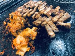 烤五花肉-韩阳王石板烤肉