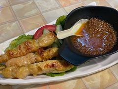 沙爹鸡肉串-热浪岛马来餐厅