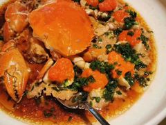 葱油蒸红膏蟹-玫瑰厅上海菜(兴国路店)