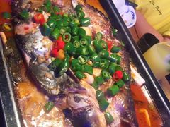 蒜香味鲈鱼-炉鱼(天河领展店)