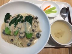 奶香菇菇拌面-轻蔬不用等·素食(江苏路店)