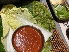 生菜套-草家酱蟹炭火烤肉店(珲春南路一店)