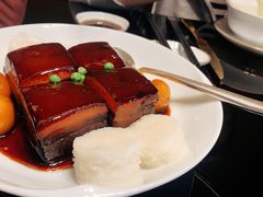 温泉鹌鹑蛋红烧肉-上海苏宁宝丽嘉酒店·嘉府壹号中餐厅