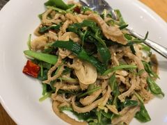 青蒜苗炒羊肚-山东宾馆·齐鲁苑餐厅