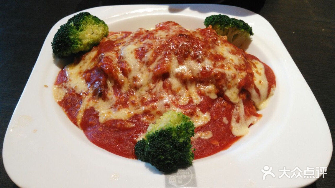 茄汁肉酱鸡排焗饭