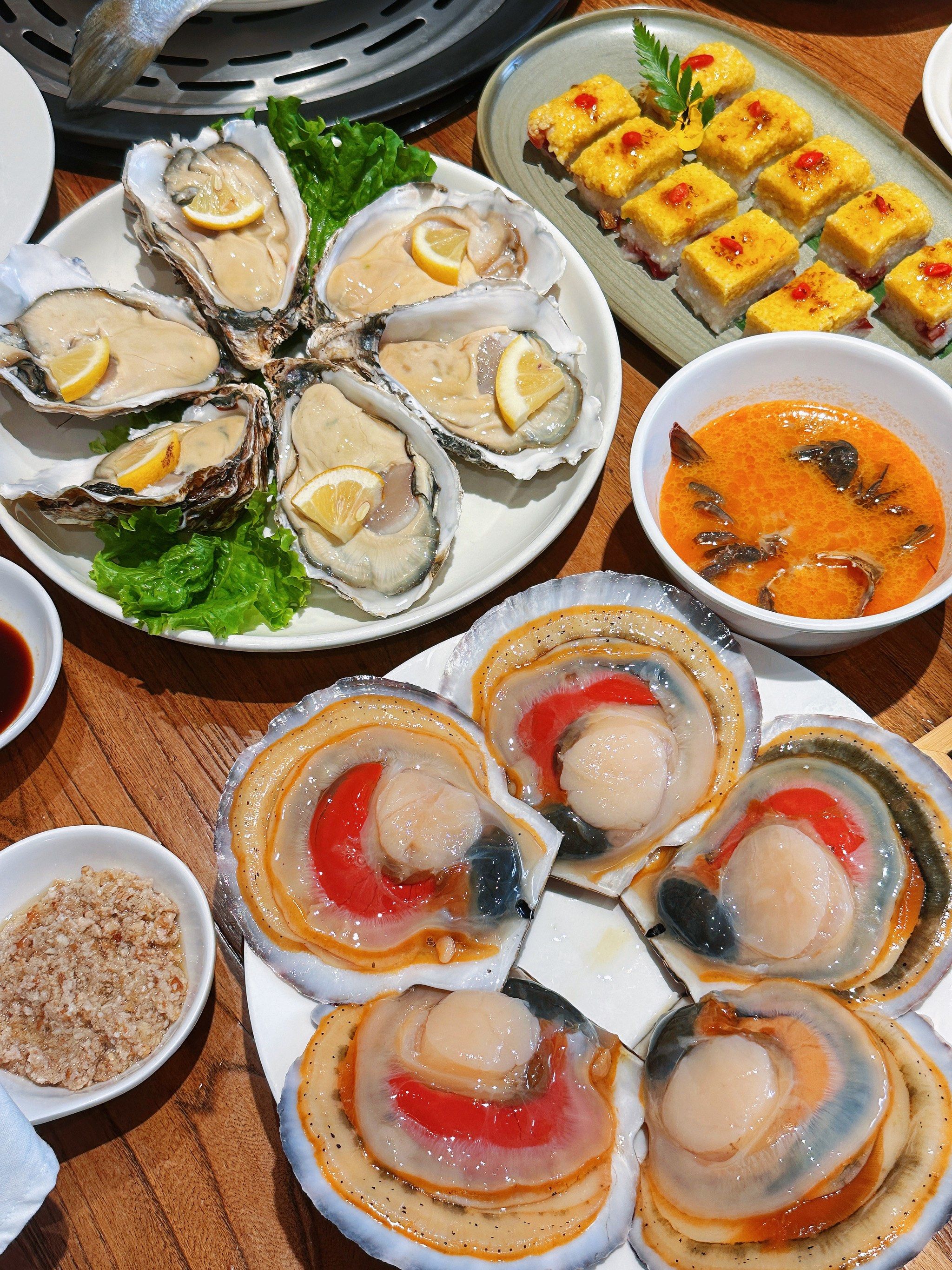 大连五一旅游星海广场海鲜大餐来一顿❗️