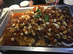 宫保鸡丁烤鱼（清江鱼/斤）-锦尚阁烤鱼(望京新荟城店)