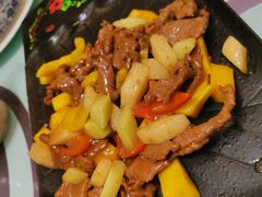 香芒爆牛肉-富黎华海鲜大酒楼(正大广场店)