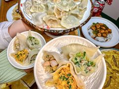 -东来菜馆•手抓海鲜家常菜•海鲜锅贴(鸽子窝店)