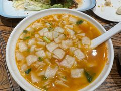 番茄鸡蛋面片-有奴思烤肉·清真(正宁路店)