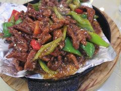 铁板黑椒牛柳-华勘酒楼中山门广宁路店