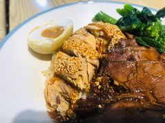 芝麻鸡拼酱牛肉饭-深井烧(竹林境社区店)