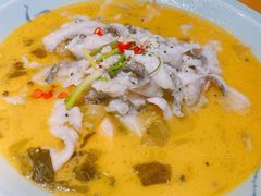 经典酸菜鱼-丁记盐蘸牛肉·新杭菜(河东路店)