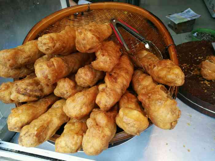 老牌黎师傅传统网油腰卷-"这个美食绝对是撞见的,偶遇啊. 其实.