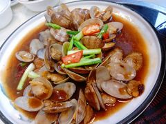 葱姜炒花蛤-鑫悦楼煎蟹·16年海鲜大排档