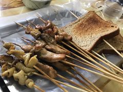 烤鸡皮-老大鸡肉串(天津店)