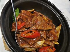 青蒜砂锅焗猪肝-和记小菜(东方店)