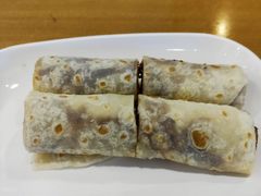 大饼卷肉-台北楚楚园馅饼粥(虹桥南丰城店)