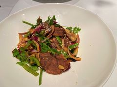 老虎菜拌金钱腱-宝轩渔府·老字号海鲜·正宗津菜(水上店)