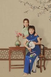-时光纪亲子全家福照相馆(静安店母女写真父母纪念照)