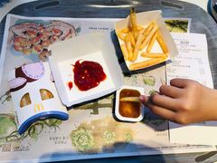 刚炸出来的薯条-麦当劳(欢乐谷店)