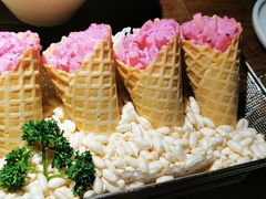 水果沙拉甜筒-前海沿·青岛菜(大拇指广场石老人店)