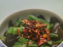 捞汁秋葵-三义和酒楼(千佛山店)