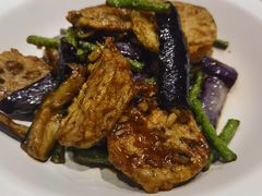 鲜虾藕盒茄子长豆角煲-西贝海鲜汇(槐安路店)