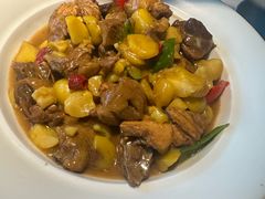 毛栗子炒小公鸡-庆江南江南菜(琴湖溪里花园城店)