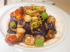 紫山茄拌扇贝-味莊·青岛菜(石老人店)