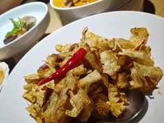 酸笋焗炒脆皮肥肠-宴南庭·闽味私房菜