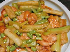 青豆丝瓜烧面筋-北平盛世·新京菜·北京烤鸭(劲松·双井店)