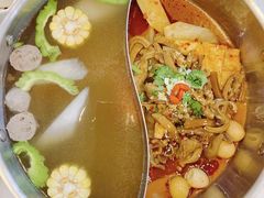 牛杂鸳鸯锅-潮汕酱记鲜牛肉火锅(欧尚店)