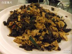 地皮菜炒鸡蛋-金百万烤鸭店(马甸店)