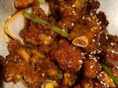 蒜香蜜汁排骨-绿茶餐厅(同成街华联店)