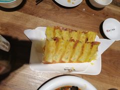 韭黄牛肉锅贴-海荣锅贴馆(五味十字店)