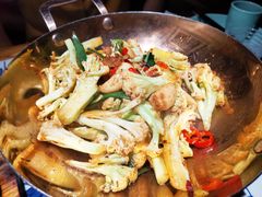 干锅花菜-绿茶餐厅(布吉万象汇店)