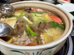 清汤豆米中锅-黔府豆米火锅野菜馆(南马店)