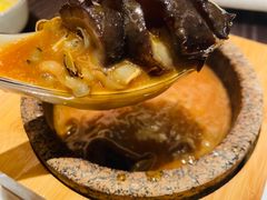石锅野米烩辽参-添彩臻宴