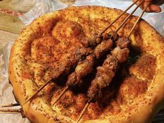 -劳动公园新疆人烤腰子