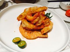 蜜汁酥皮虾-四季民福烤鸭店(王府井灯市口店)