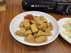 咸蛋黄臭豆腐蒸肉饼-谢记上海大排档(长寿路店)