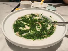 荠菜蘑菇烩山药-蘭心·臻品(瑞虹太阳宫店)