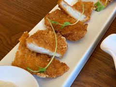 炸深海龙利鱼配柠檬白酱-See Ya回见墨西哥餐厅