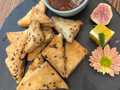 泰式芝麻煎豆腐-甜阿姨·天台花园私房菜(万松园店)