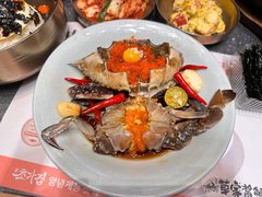 -草家酱蟹炭火烤肉店(珲春南路二店)